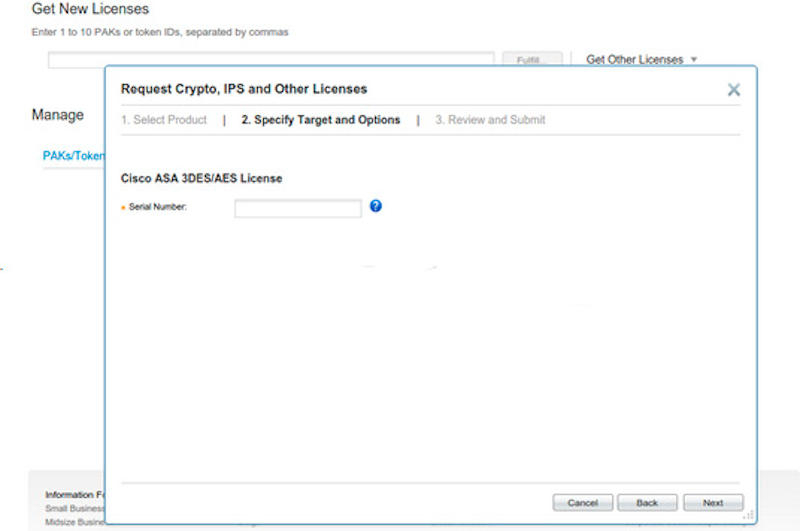 Crypto ASA 3DES/AES License
